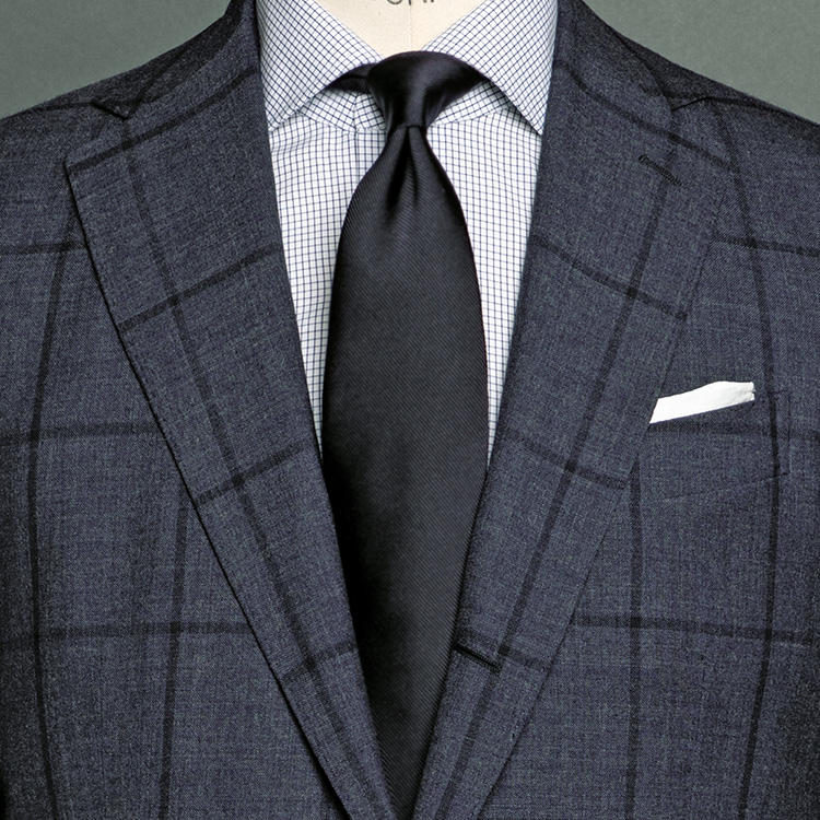 柄モノのスーツには、どんなシャツを合わせたらいい?【1分で出来るスーツのお洒落】