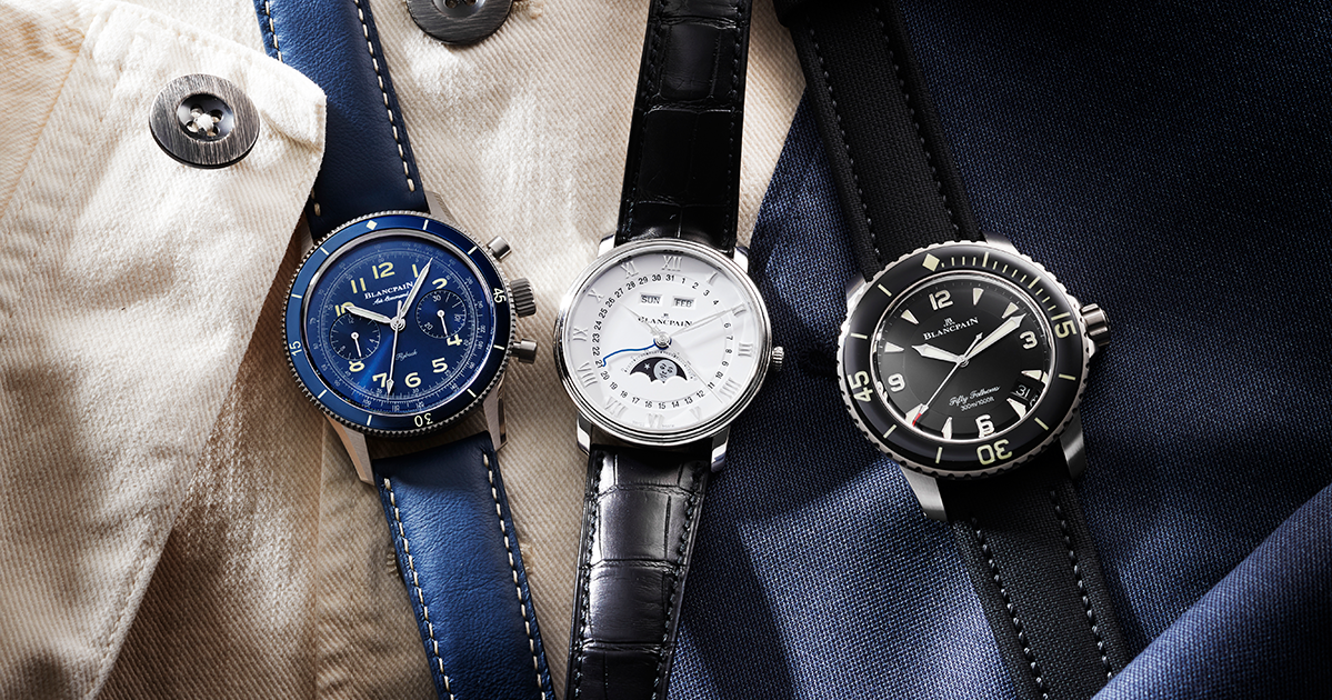＊新品＊ブランパン　Blancpain　ベルト　クロコダイル　メンズ ニューノーマル時代の装いを仕上げるブランパンという伝統